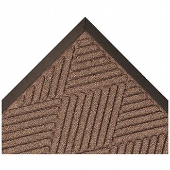 CONDOR Carpeted Entrance Mat Brown 3ft. x 4ft., 9UET5