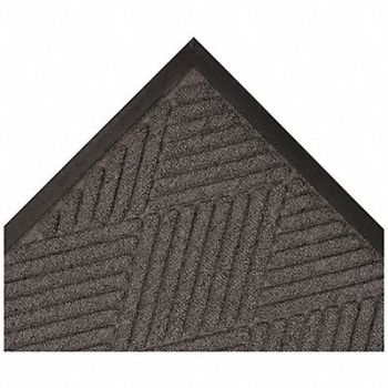 CONDOR Carpeted Entrance Mat Charcoal 3ft.x5ft., 9JY24