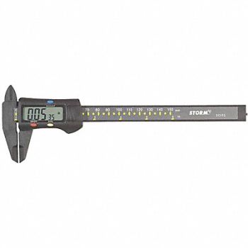 STORM Plastic Dig Caliper 6 /150mm w/Fraction, 169A10