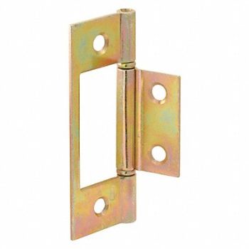 PRIME-LINE Door Hinges Brass Bi-Fold Plated PK6, 169T58