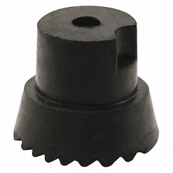 PRIME-LINE Dr Hldr Repl Tips Blk Rubber Scrs PK10, 169U39