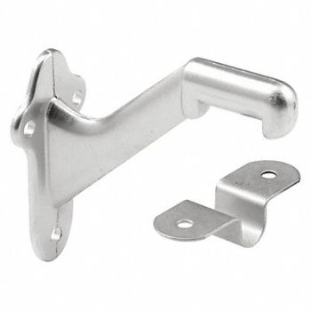 PRIME-LINE Hand Rail Brackets Satin Chrome Pltd PK2, 169U88