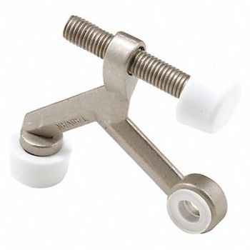 PRIME-LINE Hinge Pin Door Stops Satin Nickel PK10, 169U96