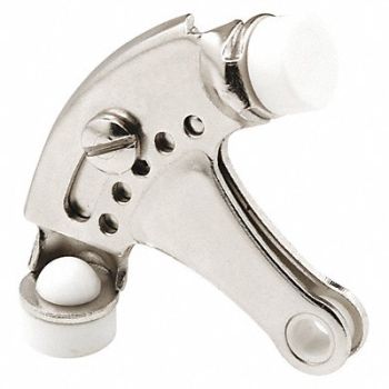 PRIME-LINE Hinge Pin Door Stops Chrome Pltd H/D PK5, 169U98