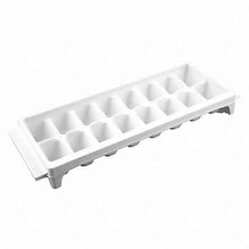 PRIME-LINE Ice Cube Trays Deluxe White PK2, 169Y25