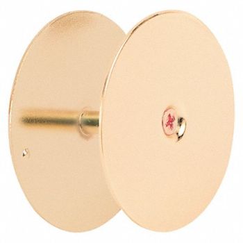 PRIME-LINE Bore Hole Cover 2-5/8 Brass Plated, 169Y72