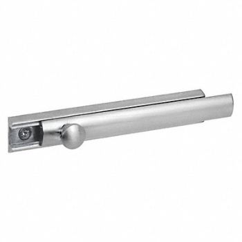 PRIME-LINE Surface Bolt 4 Satin Ni Solid Brass, 169Y81