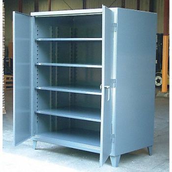 STRONG HOLD Strg Cab 72 x72 x36 DrkGry 4Shlv, 16A403