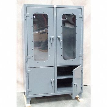 STRONG HOLD Strg Cab 78 x48 x24 DrkGry 8Shlv, 16A404