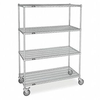 GRAINGER APPROVED Wire Shlvng 24x80x48in Shlf Cap 250lb, 16A694