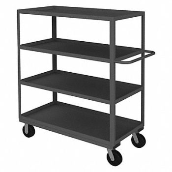 GRAINGER APPROVED Utility Cart 3 000 lb Steel, 16A937