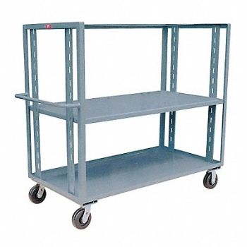 JAMCO Stock Cart 3000 lb 2 Shelf 60 in L, 16A964