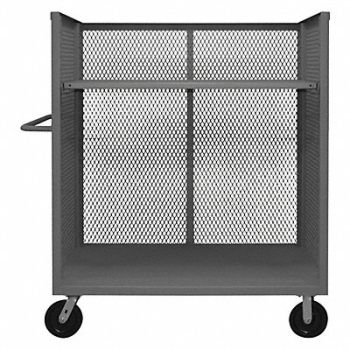 GRAINGER APPROVED 3-Sided Stock Cart 3000 lb 48 In.L, 9PW27