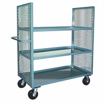JAMCO Stock Cart 3000 lb 3 Shelf 48 in L, 16C022