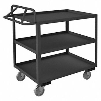 GRAINGER APPROVED Utility Cart 1 200 lb Steel, 9LG28