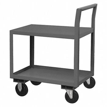 GRAINGER APPROVED Low-Profile Utility Cart 1 400 lb Steel, 8WC16