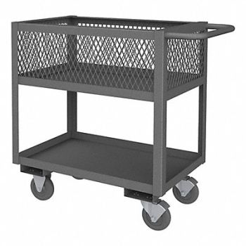 GRAINGER APPROVED Utility Cart 1 400 lb Steel, 16C236