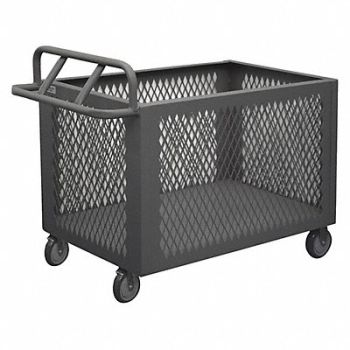 GRAINGER APPROVED Mesh Box Truck 1400 lb 54 In.L, 16C251