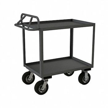 GRAINGER APPROVED Utility Cart 1 200 lb Steel, 16C432