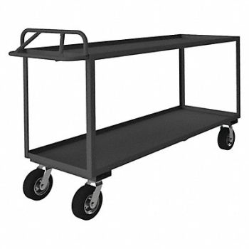 GRAINGER APPROVED Utility Cart 1 200 lb Steel, 16C435