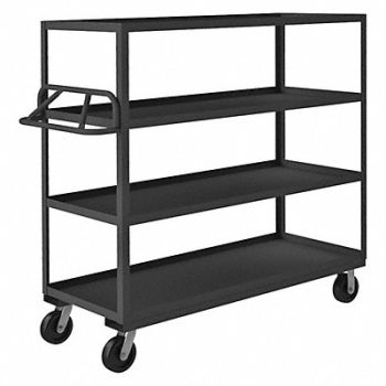 GRAINGER APPROVED Utility Cart 3 600 lb Steel, 16C515