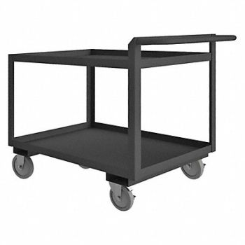 GRAINGER APPROVED Utility Cart 1 200 lb Steel, 16C758