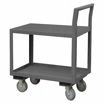 GRAINGER APPROVED Low-Profile Utility Cart 1 400 lb Steel, 16C770