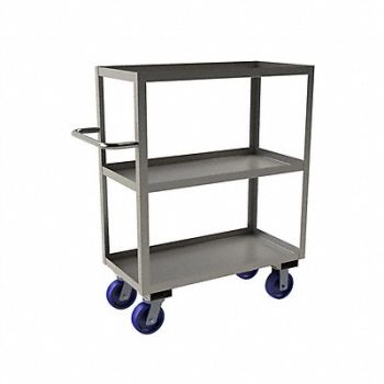 GRAINGER APPROVED Metal Shelf Cart 1 200 lb SS, 16C942