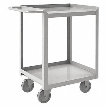 GRAINGER APPROVED Metal Shelf Cart 1 200 lb SS, 16C975