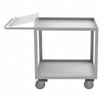 DURHAM MFG Metal Shelf Cart 1 200 lb SS, 16C981