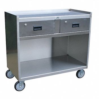 JAMCO Mobile Workstation SS 36 L 18 W 2 Shelf, 16D015