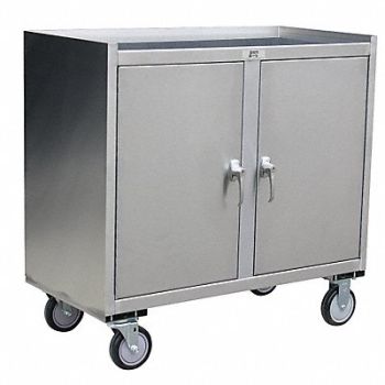 JAMCO Mobile Cabinet Workbench SS 37 W 27 D, 16D040