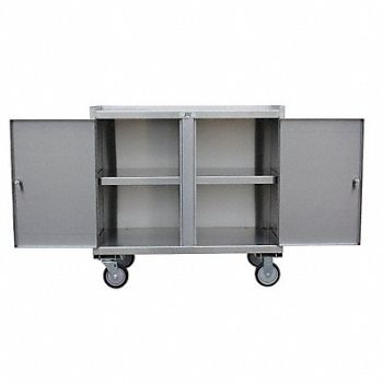 JAMCO Mobile Cabinet Workbench SS 37 W 27 D, 16D043