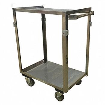 GRAINGER APPROVED Metal Shelf Cart 600 lb SS, 16D063