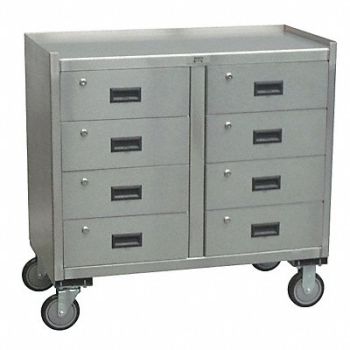 JAMCO Mobile Cabinet Workbench SS 37 W 19 D, 16D093