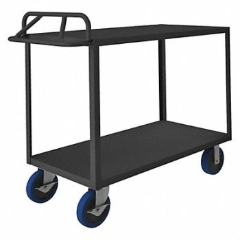 GRAINGER APPROVED Utility Cart 3 600 lb Steel, 16D355