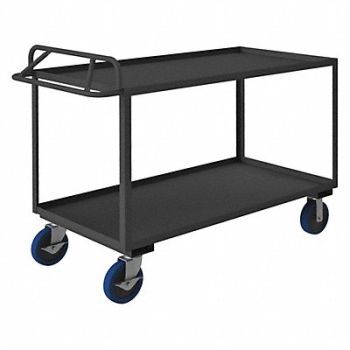 GRAINGER APPROVED Utility Cart 3 600 lb Steel, 16D361