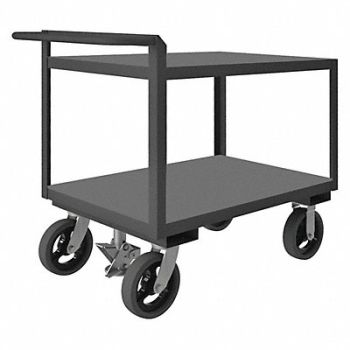 GRAINGER APPROVED Utility Cart 2 400 lb Steel, 16D362