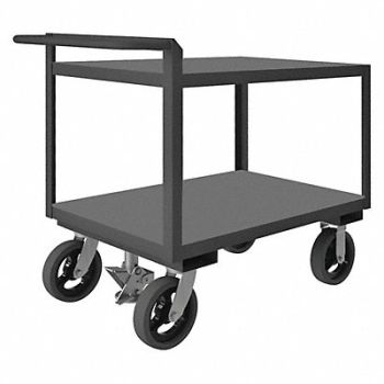 GRAINGER APPROVED Utility Cart 2 400 lb Steel, 16D363