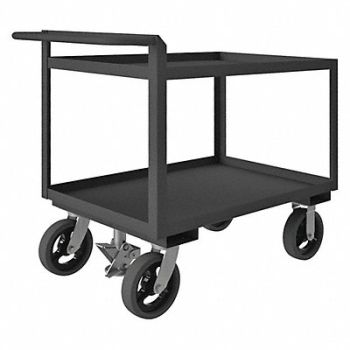 GRAINGER APPROVED Utility Cart 2 400 lb Steel, 16D368