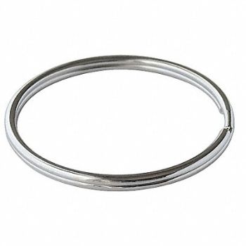LUCKY LINE PRODUCTS 3in Split Ring Nickel-Plated Steel PK10, 16D512