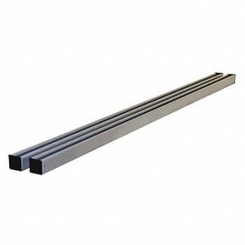 PRO-LINE Upright Supports 60Wx1-5/8Dx5 H Gray PR, 16D606