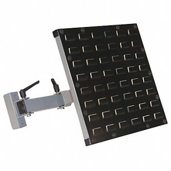 PRO-LINE Bin Rail 18 W x 1/1/2002 D x 17 H Gray, 16D612