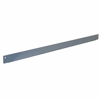 PRO-LINE Bin Rail 72 W x 1-1/2 D x 2-5/8 H Blue, 16D625