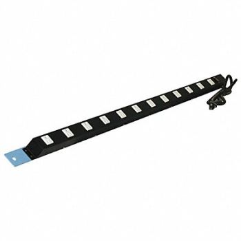 PRO-LINE Power Strip 60W x 1-1/2D x 1-1/2H Blue, 16D627