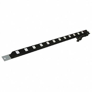 PRO-LINE Power Strip 60W x 1-1/2D x 1-1/2H Gray, 16D628