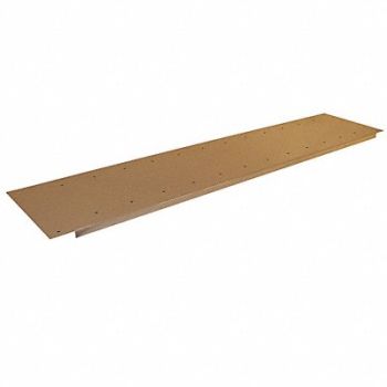 PRO-LINE Lower Shelf 60 W x 12 D x 5-1/2 H Gray, 16D738