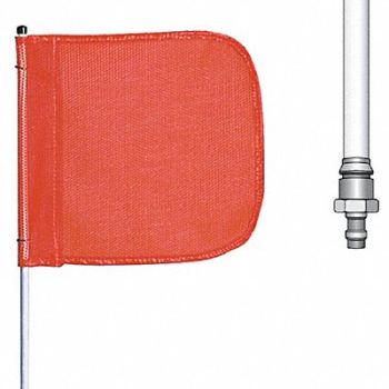 CHECKERS INDUSTRIAL PROD INC Warning Whip 8 ft Includes Flag, 16D804