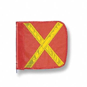 CHECKERS INDUSTRIAL PROD INC Replacement Flag Reflexite X Orange, 16D799