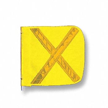 CHECKERS INDUSTRIAL PROD INC Replacement Flag Reflexite X Yellow, 16D801